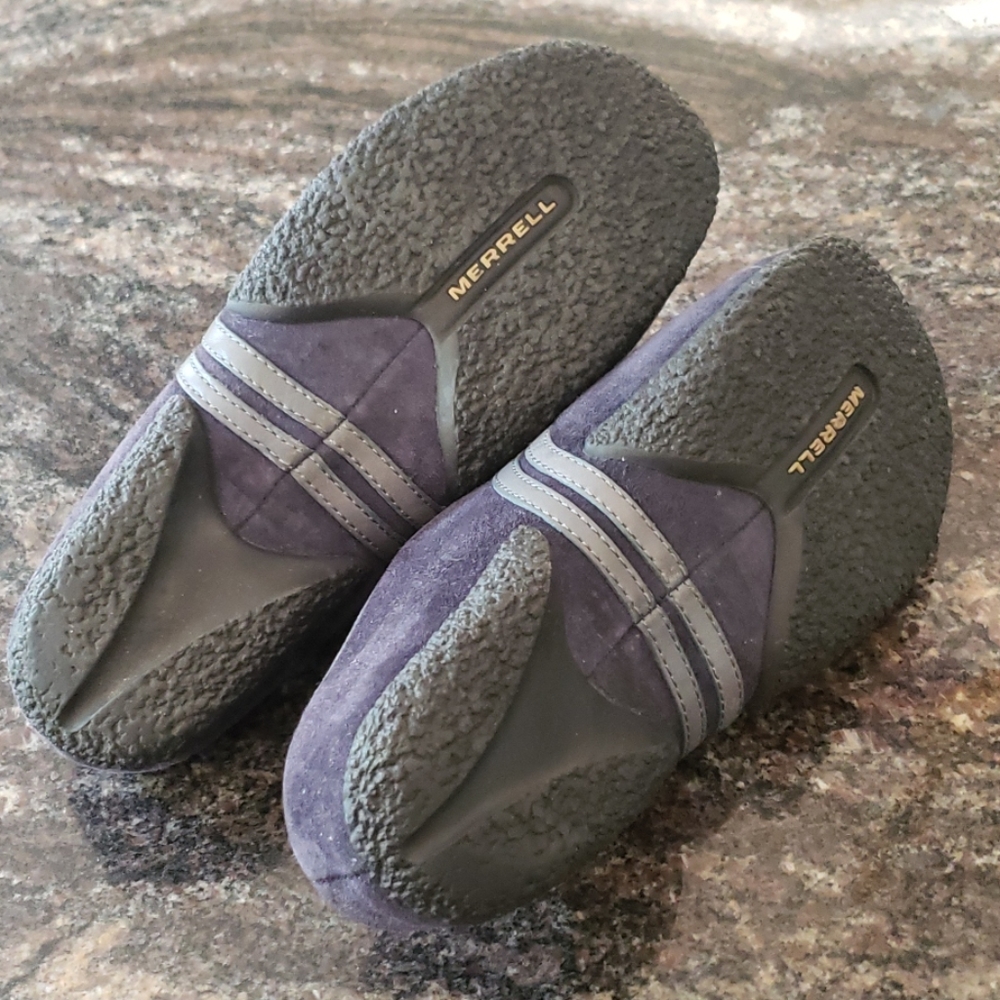 Merrell blue suede clogs - Picture 7 of 7